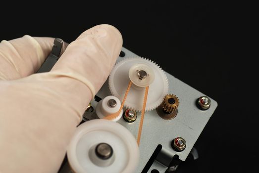 Stock pictures of several gears used for movement mechanisms