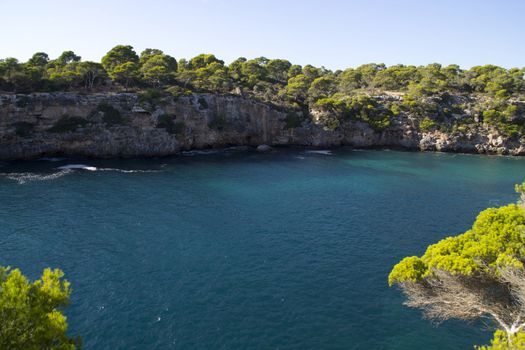 view in Cala pi Mallorca