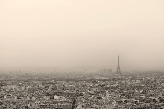 Paris seen from the dome of Sacre Coeur