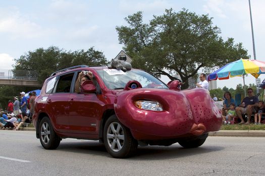 Orange Show's biggest outreach program, a vehicle for the message that art is an integral part of everyone's everyday life.