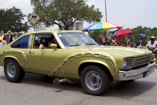 Orange Show's biggest outreach program, a vehicle for the message that art is an integral part of everyone's everyday life.