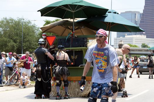 Orange Show's biggest outreach program, a vehicle for the message that art is an integral part of everyone's everyday life.