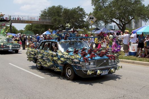 Orange Show's biggest outreach program, a vehicle for the message that art is an integral part of everyone's everyday life.