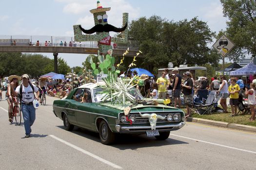 Orange Show's biggest outreach program, a vehicle for the message that art is an integral part of everyone's everyday life.