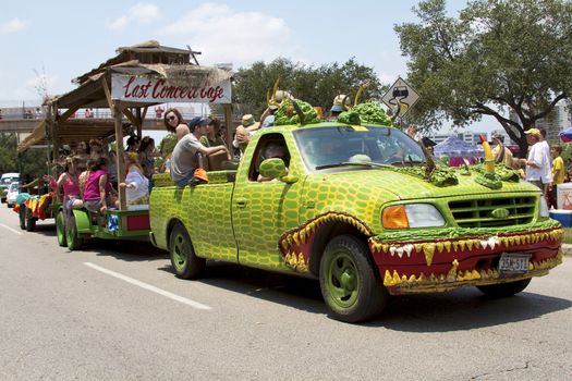 Orange Show's biggest outreach program, a vehicle for the message that art is an integral part of everyone's everyday life.