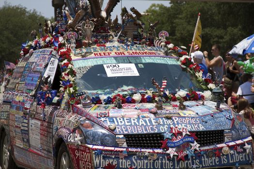 Orange Show's biggest outreach program, a vehicle for the message that art is an integral part of everyone's everyday life.