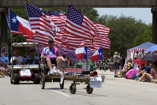 Orange Show's biggest outreach program, a vehicle for the message that art is an integral part of everyone's everyday life.