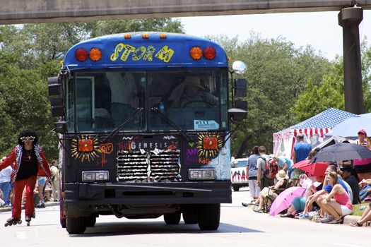 Orange Show's biggest outreach program, a vehicle for the message that art is an integral part of everyone's everyday life.