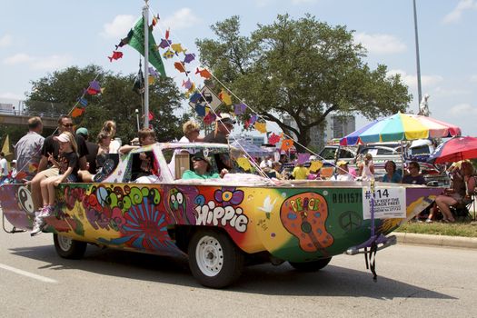 Orange Show's biggest outreach program, a vehicle for the message that art is an integral part of everyone's everyday life.