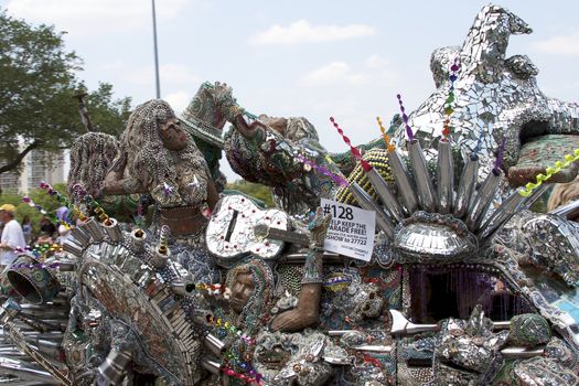 Orange Show's biggest outreach program, a vehicle for the message that art is an integral part of everyone's everyday life.