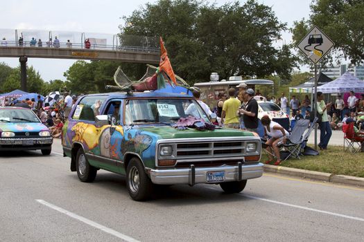 Orange Show's biggest outreach program, a vehicle for the message that art is an integral part of everyone's everyday life.