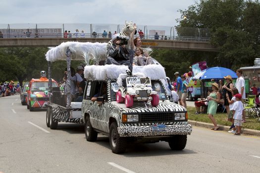 Orange Show's biggest outreach program, a vehicle for the message that art is an integral part of everyone's everyday life.