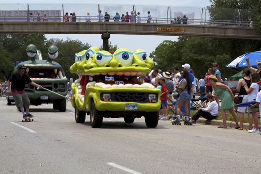 Orange Show's biggest outreach program, a vehicle for the message that art is an integral part of everyone's everyday life.