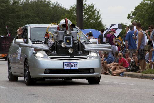 Orange Show's biggest outreach program, a vehicle for the message that art is an integral part of everyone's everyday life.