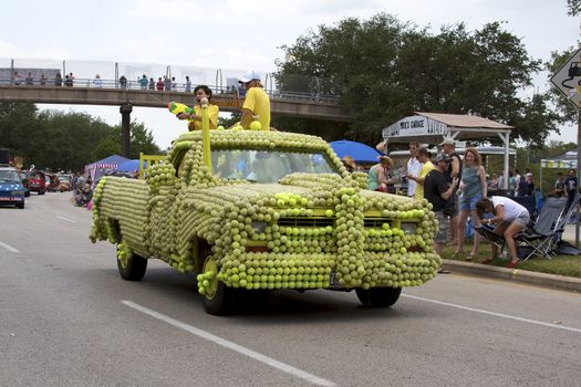 Orange Show's biggest outreach program, a vehicle for the message that art is an integral part of everyone's everyday life.