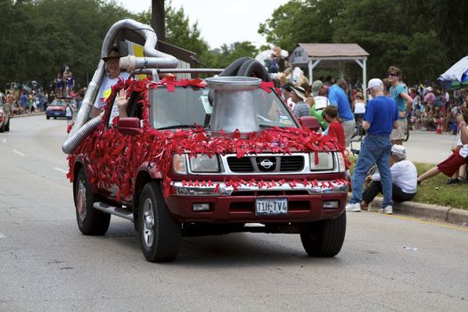 Orange Show's biggest outreach program, a vehicle for the message that art is an integral part of everyone's everyday life.