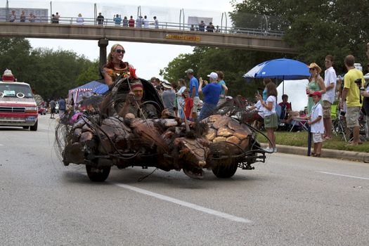 Orange Show's biggest outreach program, a vehicle for the message that art is an integral part of everyone's everyday life.