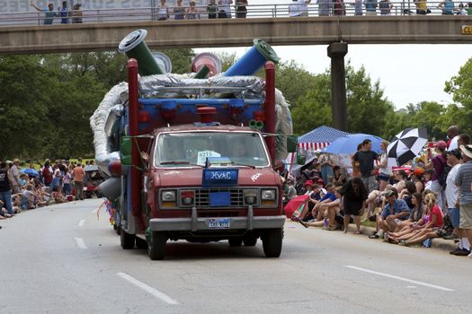 Orange Show's biggest outreach program, a vehicle for the message that art is an integral part of everyone's everyday life.