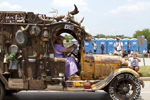 Orange Show's biggest outreach program, a vehicle for the message that art is an integral part of everyone's everyday life.