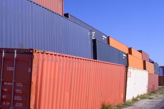 containers at the port for shipment