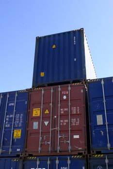 containers at the port for shipment