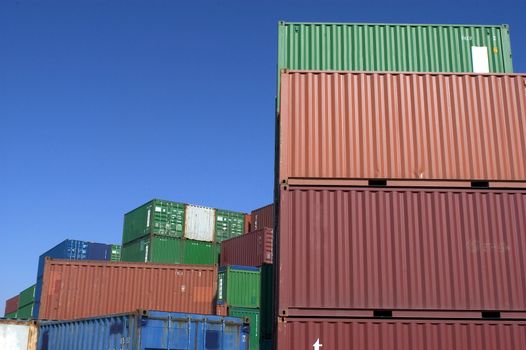 containers at the port for shipment