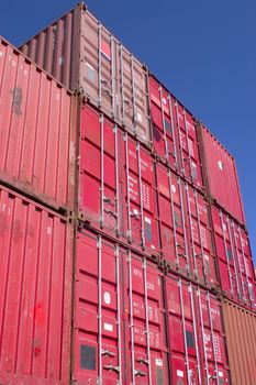 containers at the port for shipment