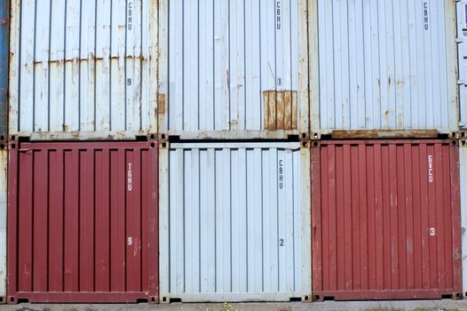 containers at the port for shipment