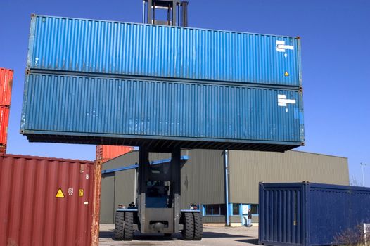 containers at the port for shipment