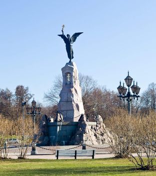 Russalka Memorial was erected in 1902 to commemorate the sinking of the Russian warship Rusalka