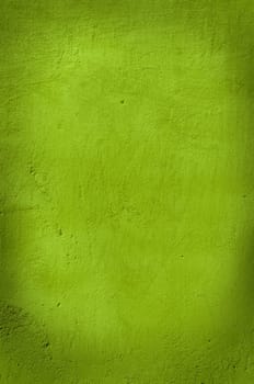 closeup of a green plastered wall