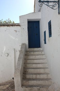 Stairway in Sidi Bou Said, Tunisia