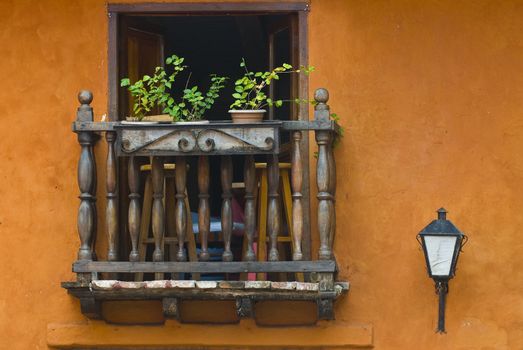 The architecture of  "Cartagena de indias" Colombia 