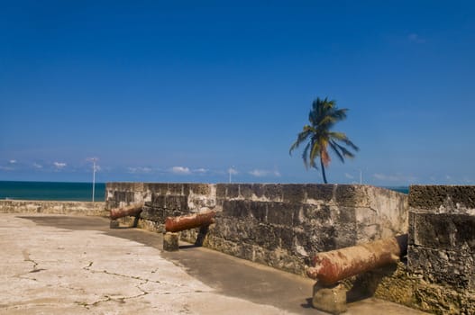 San Felipe de Barajas casle in  "Cartagena de indias" Colombia 