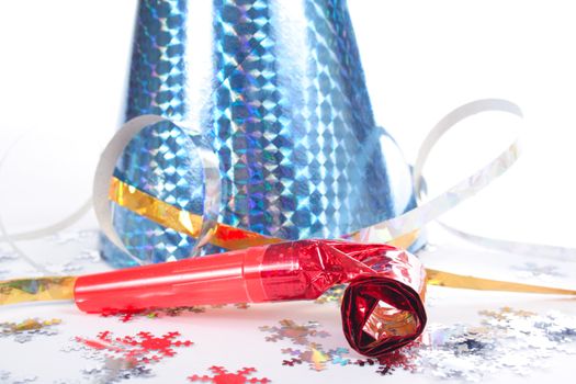 party items. photo on the white background