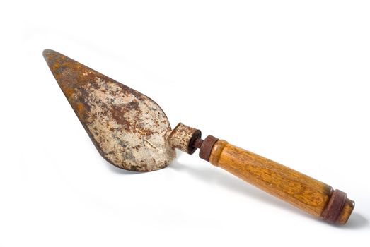 Trowel on white background