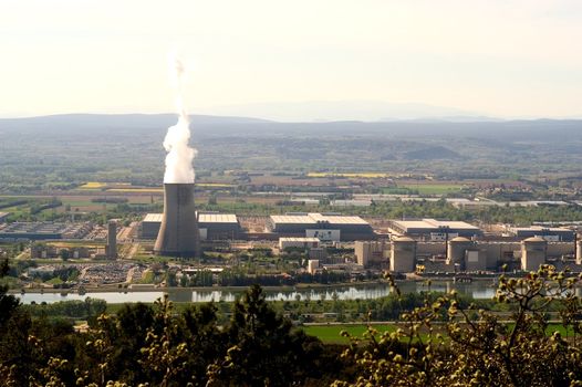 industrial site in nuclear power generation