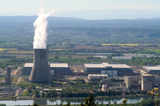 industrial site in nuclear power generation