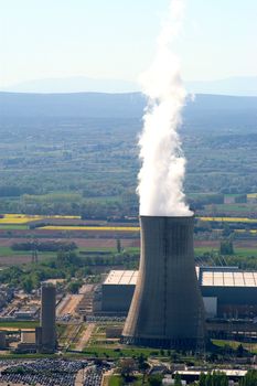 industrial site in nuclear power generation