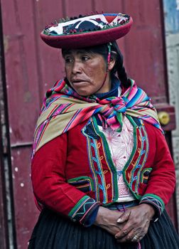 Cusco , Peru - May 27 : Portrait of Peruvian woman in Cusco Peru , May 27 2011