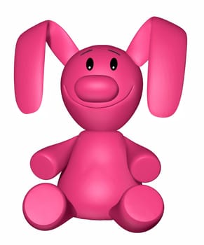 An image of a nice pink puppet