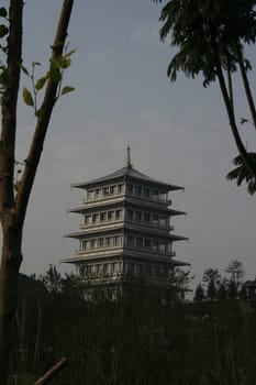 Pagoda in the Garden Expo in Xi'an
