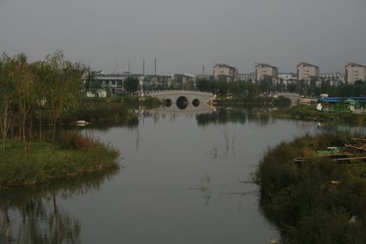 lake at the Garden Expo in Xi'an