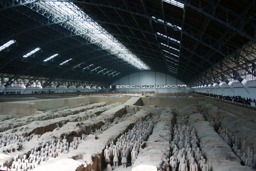 Terracotta Army Xian / Xi'an, China - totale
