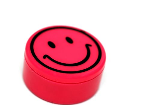 A smilie face isolated on a white back ground