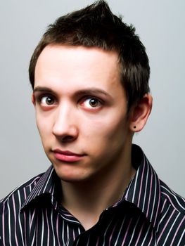 Portrait of a young man smiling