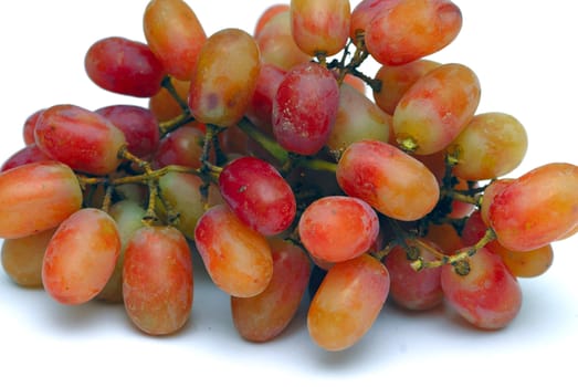 Close up shot of freshly picked grapes