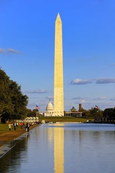 War memorial and State capitol a symbol of Washington DC