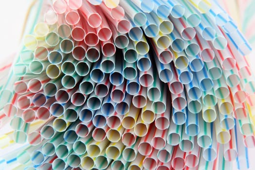 texture from multicolor straws for  background celebration concepts
