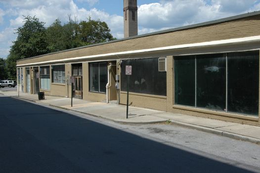 An abandoned building in Asheville, North Carolina